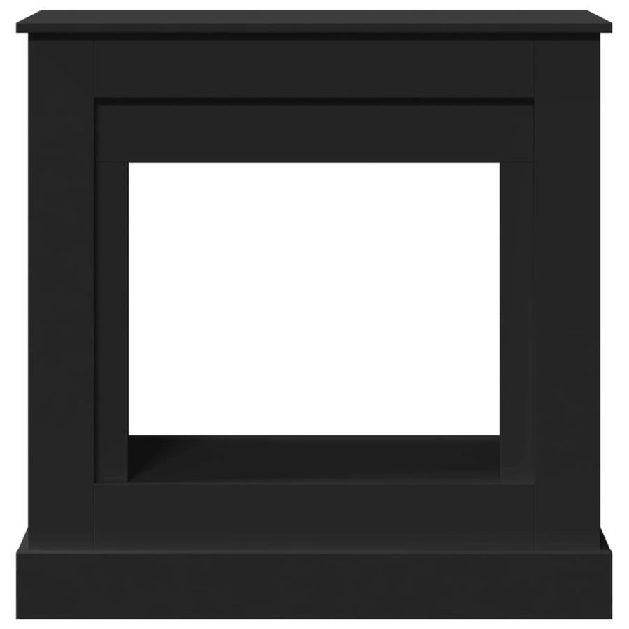 Haardombouw 90x30x90 cm bewerkt hout zwart