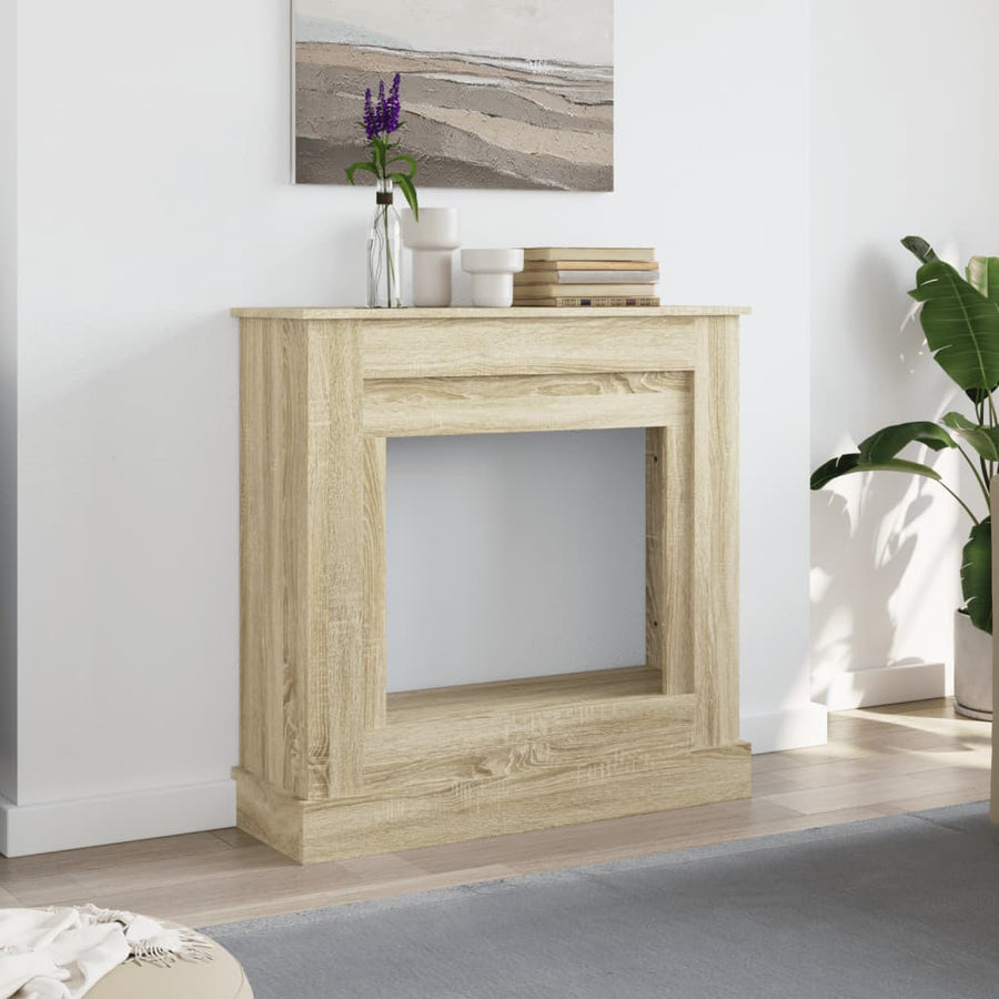 Haardombouw 90x30x90 cm bewerkt hout sonoma eikenkleurig
