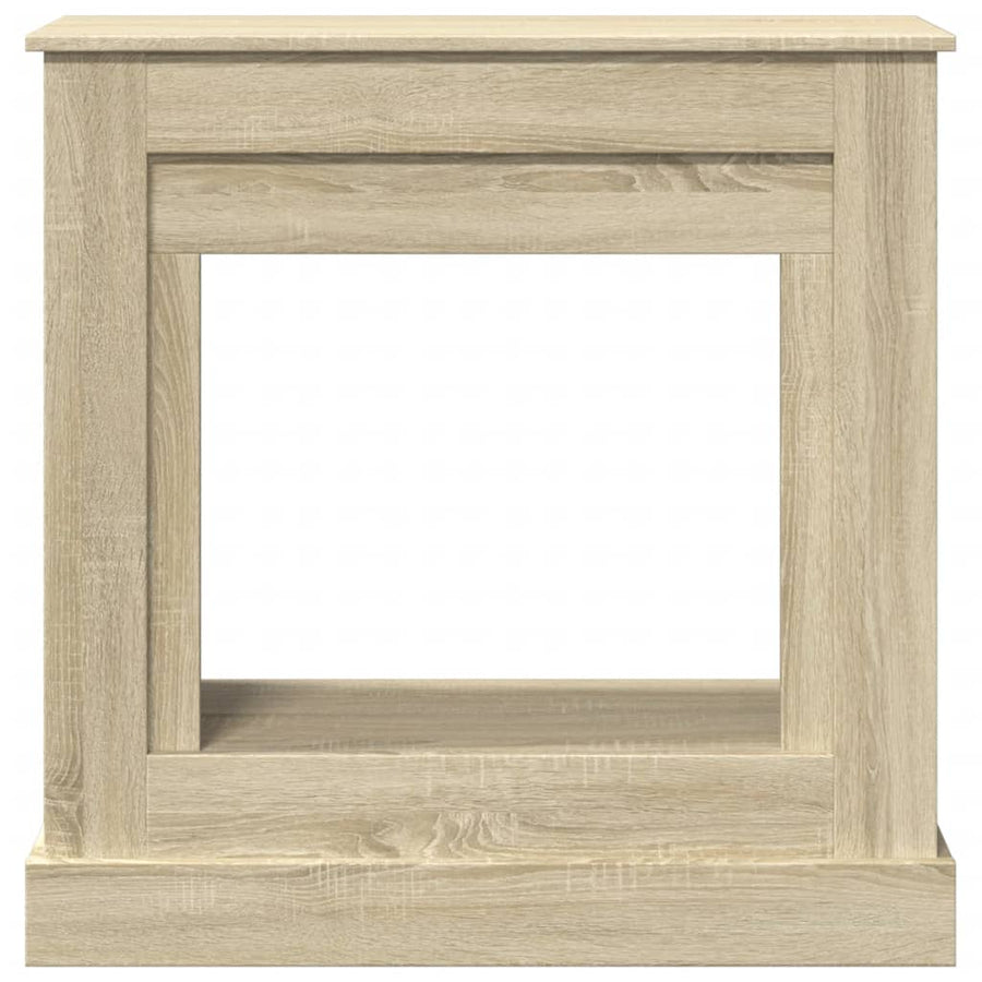 Haardombouw 90x30x90 cm bewerkt hout sonoma eikenkleurig