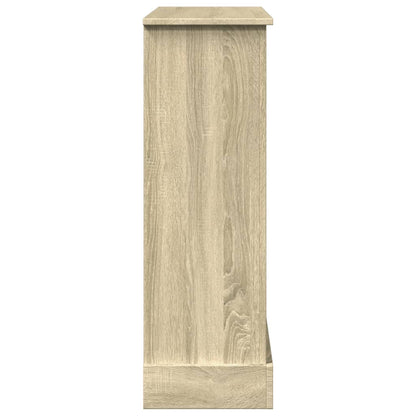 Haardombouw 90x30x90 cm bewerkt hout sonoma eikenkleurig