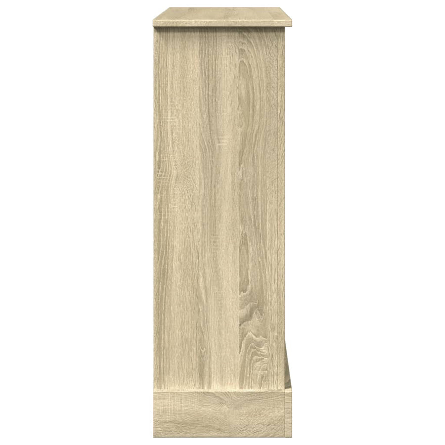 Haardombouw 90x30x90 cm bewerkt hout sonoma eikenkleurig