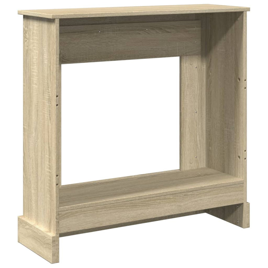 Haardombouw 90x30x90 cm bewerkt hout sonoma eikenkleurig