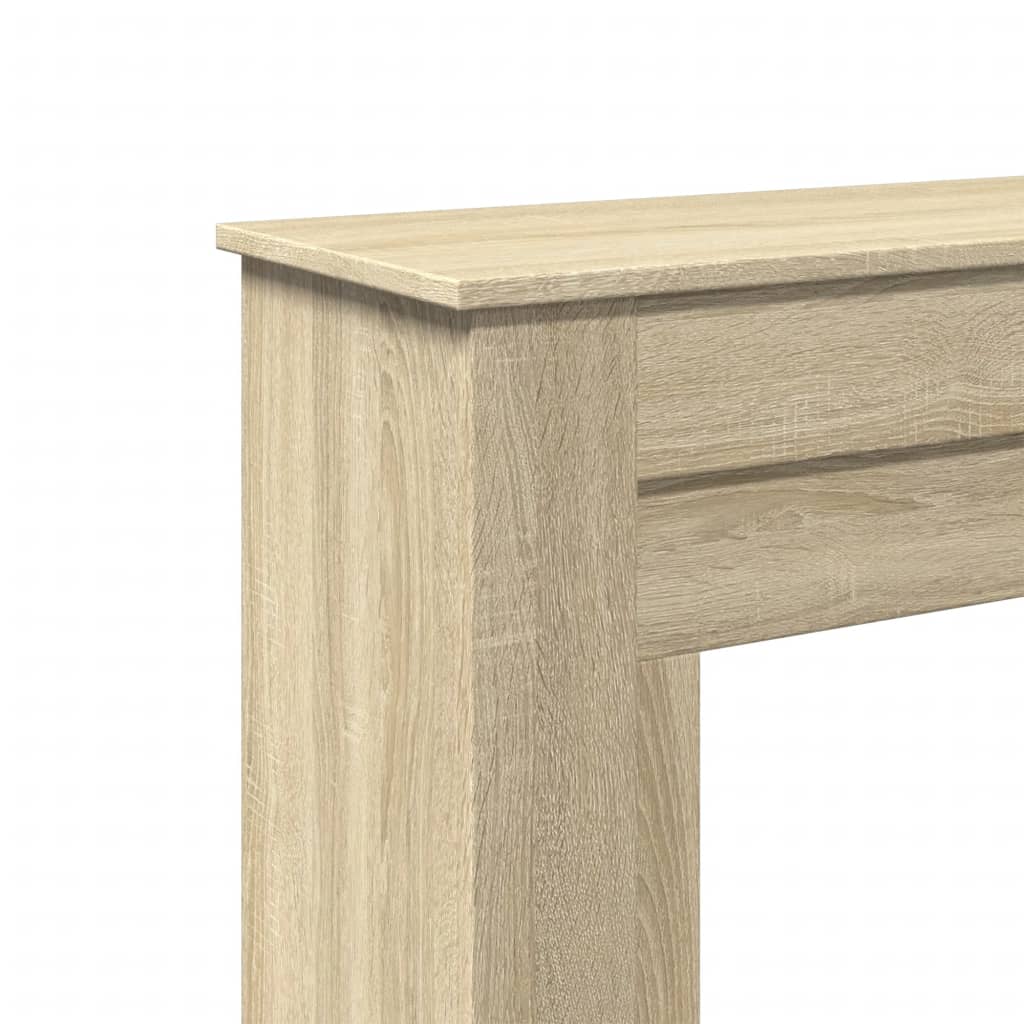 Haardombouw 90x30x90 cm bewerkt hout sonoma eikenkleurig
