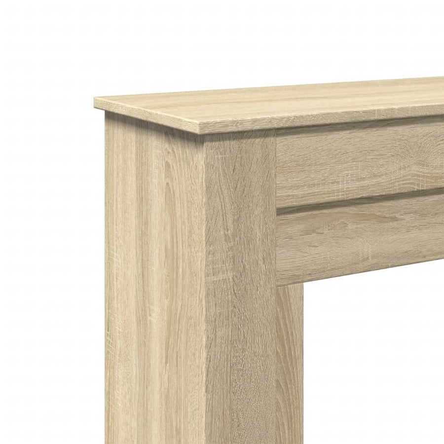 Haardombouw 90x30x90 cm bewerkt hout sonoma eikenkleurig