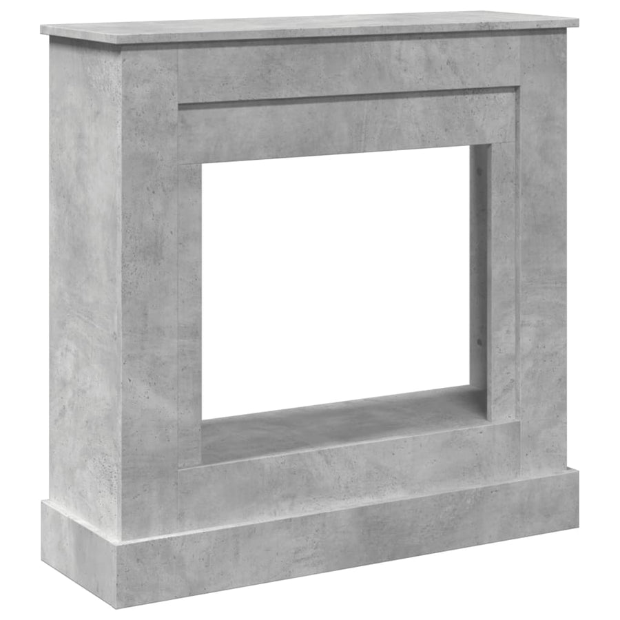 Haardombouw 90x30x90 cm bewerkt hout betongrijs