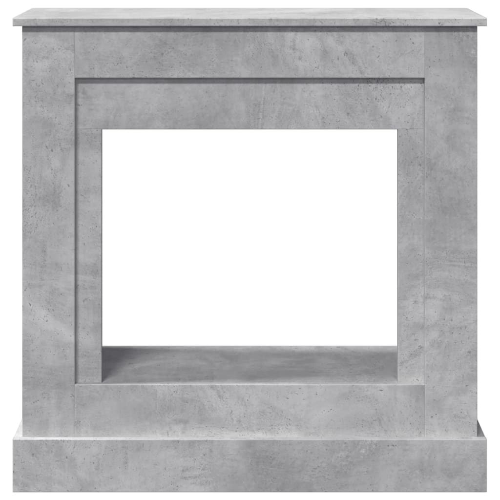 Haardombouw 90x30x90 cm bewerkt hout betongrijs