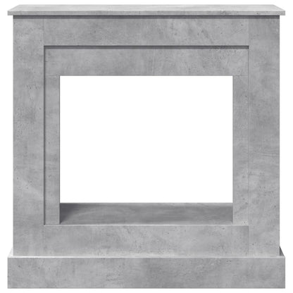 Haardombouw 90x30x90 cm bewerkt hout betongrijs