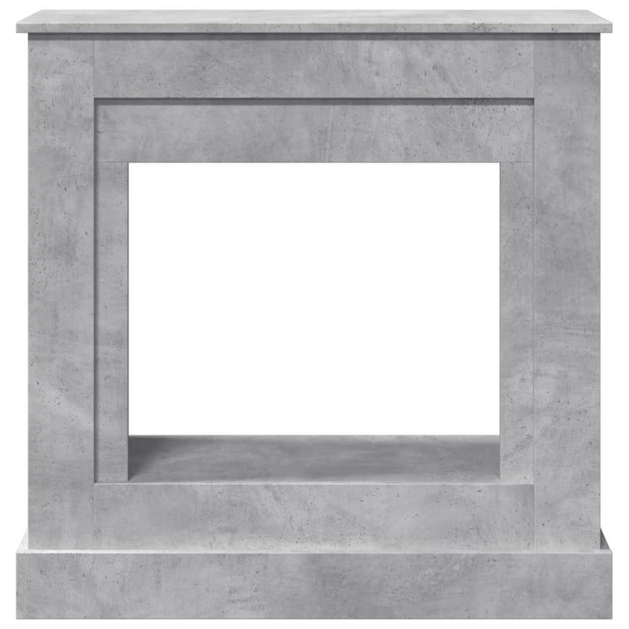 Haardombouw 90x30x90 cm bewerkt hout betongrijs