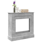Haardombouw 90x30x90 cm bewerkt hout betongrijs