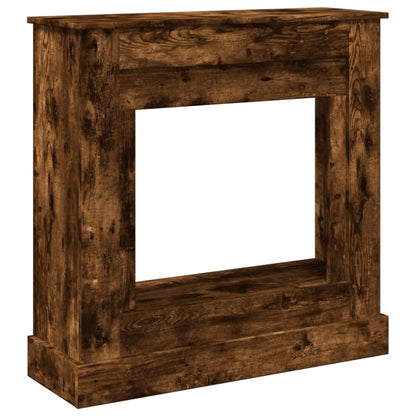 Haardombouw 90x30x90 cm bewerkt hout gerookt eikenkleurig