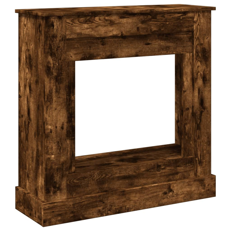 Haardombouw 90x30x90 cm bewerkt hout gerookt eikenkleurig