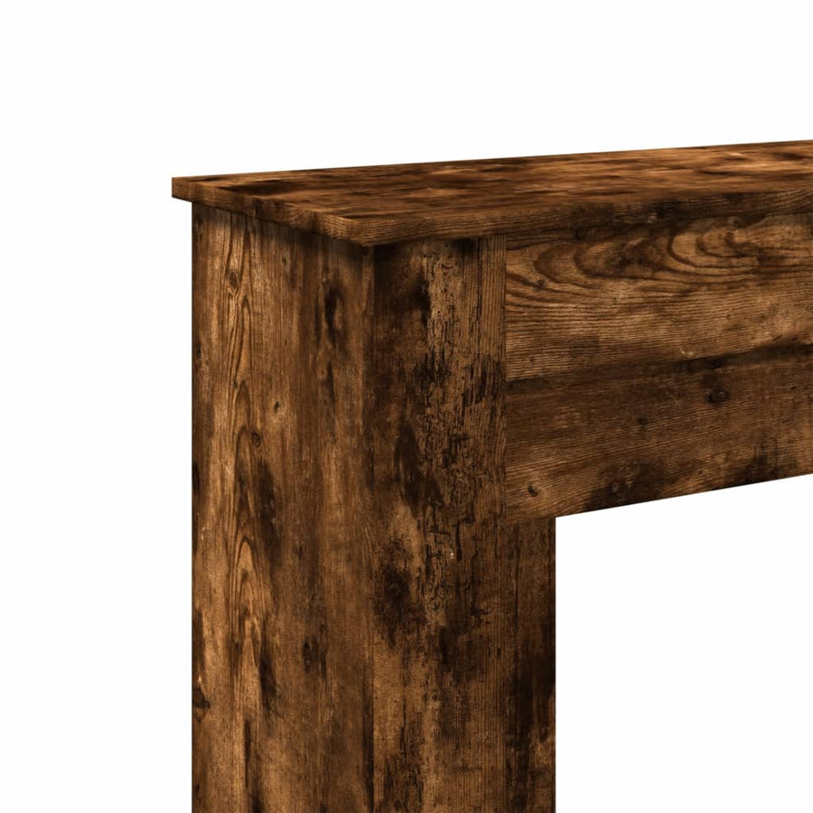 Haardombouw 90x30x90 cm bewerkt hout gerookt eikenkleurig