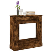 Haardombouw 90x30x90 cm bewerkt hout gerookt eiken