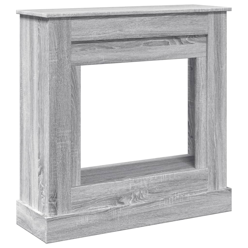 Haardombouw 90x30x90 cm bewerkt hout grijs sonoma eikenkleur