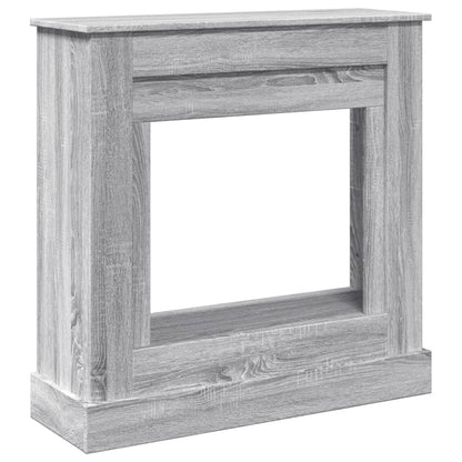 Haardombouw 90x30x90 cm bewerkt hout grijs sonoma eikenkleur