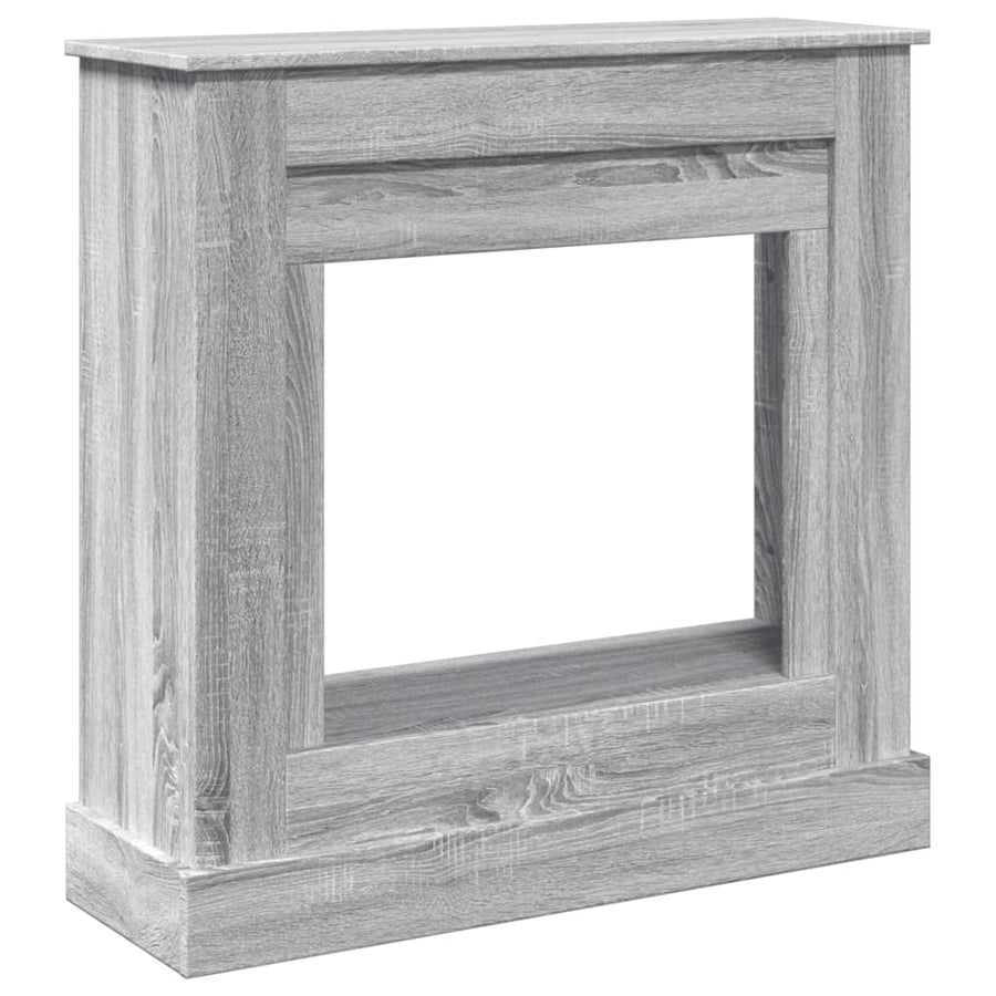 Haardombouw 90x30x90 cm bewerkt hout grijs sonoma eikenkleur
