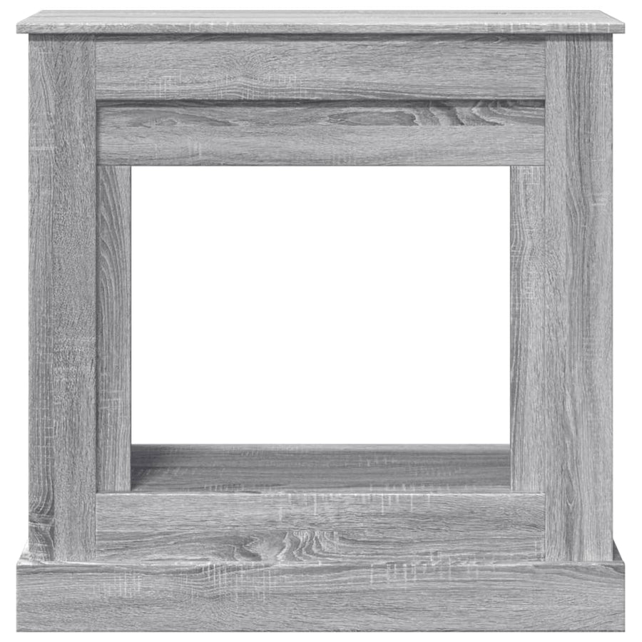 Haardombouw 90x30x90 cm bewerkt hout grijs sonoma eikenkleur
