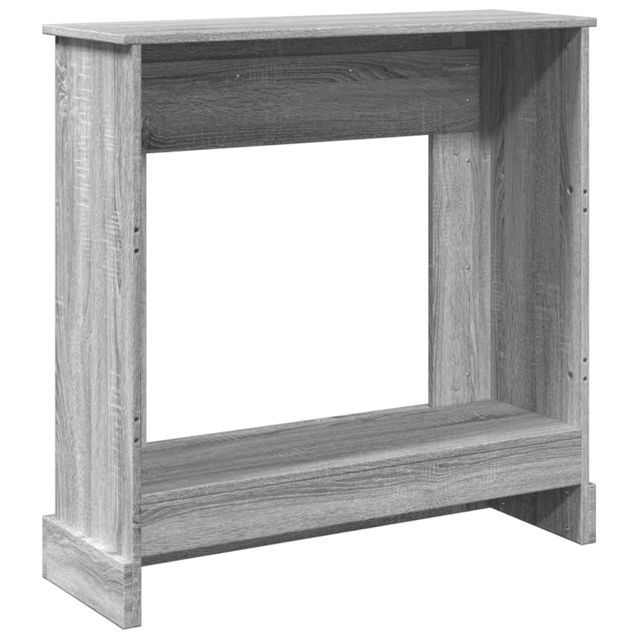 Haardombouw 90x30x90 cm bewerkt hout grijs sonoma eikenkleur