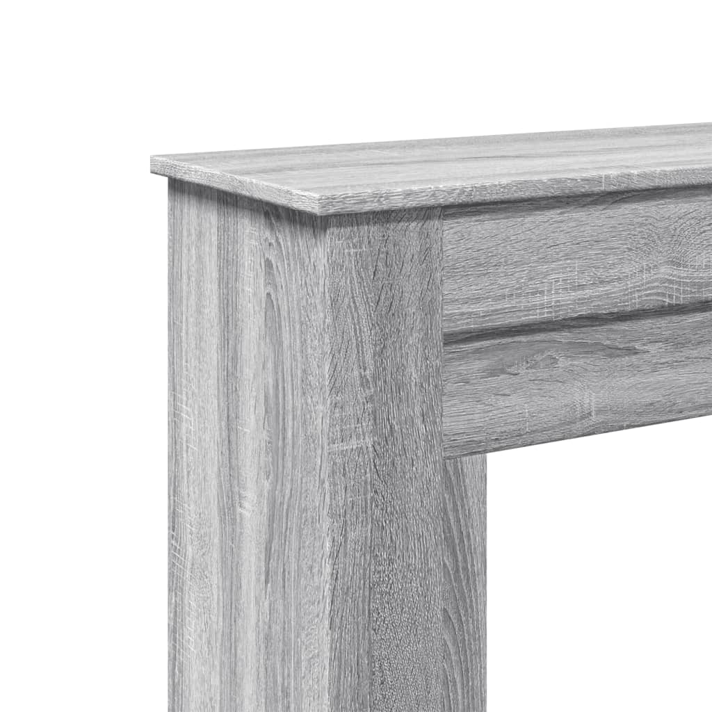 Haardombouw 90x30x90 cm bewerkt hout grijs sonoma eikenkleur
