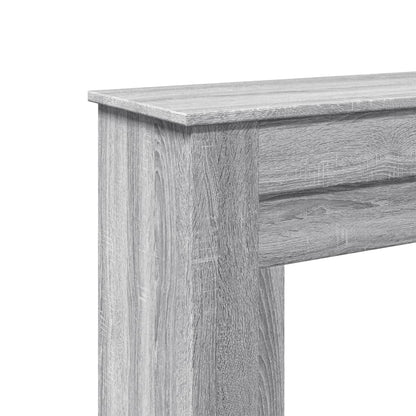 Haardombouw 90x30x90 cm bewerkt hout grijs sonoma eikenkleur