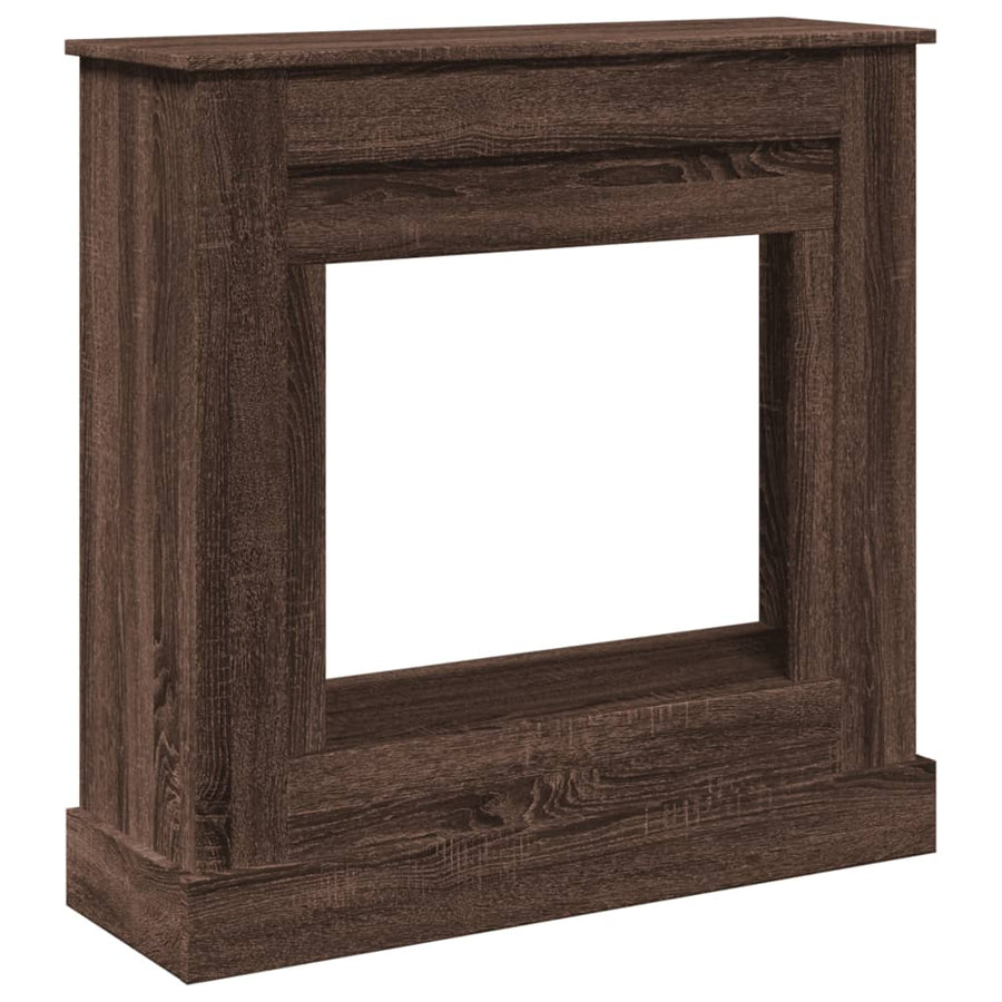 Haardombouw 90x30x90 cm bewerkt hout bruin eikenkleurig