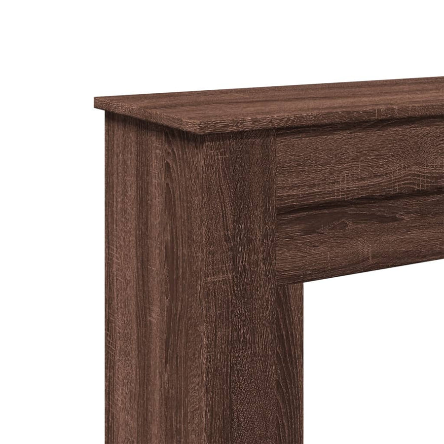 Haardombouw 90x30x90 cm bewerkt hout bruin eikenkleurig