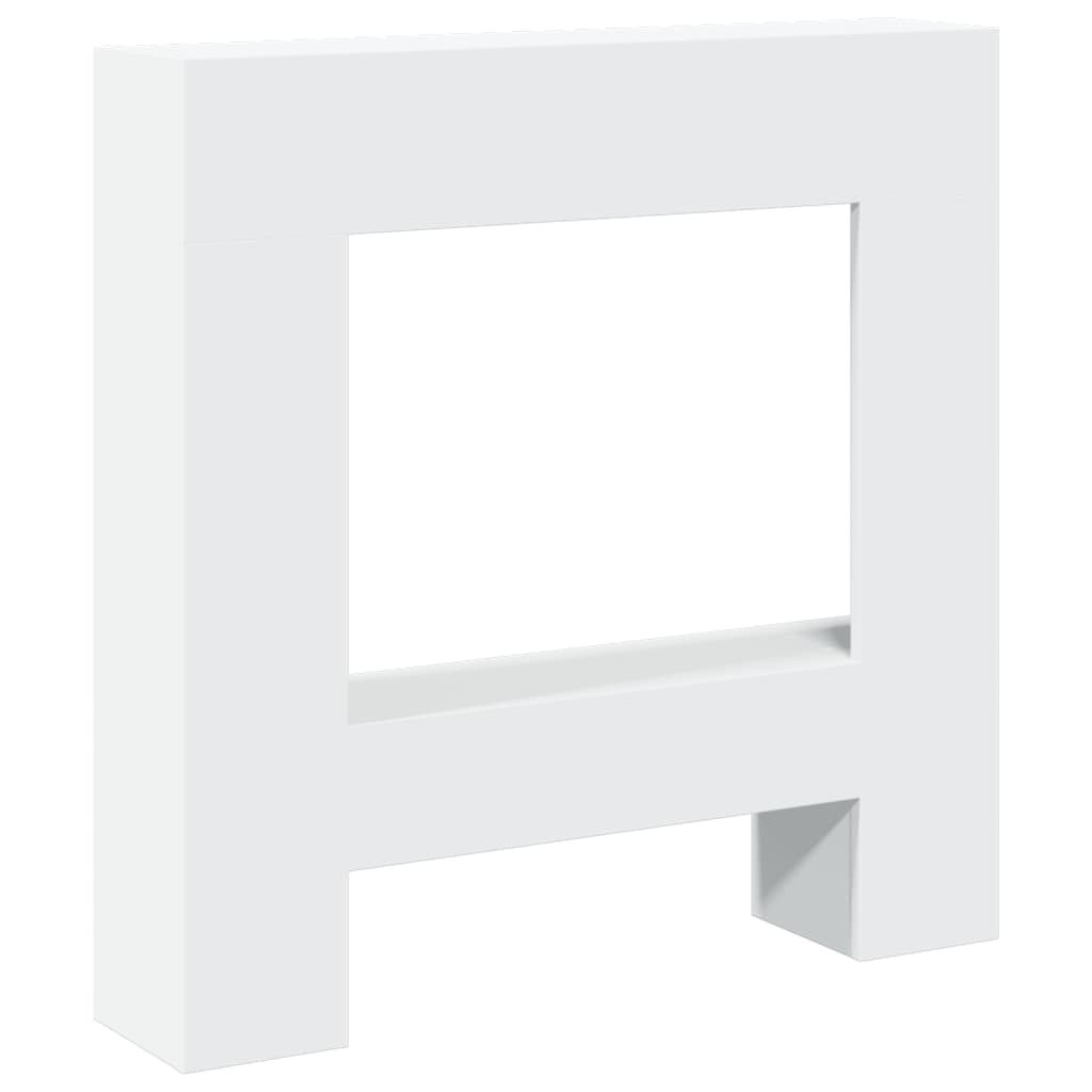 Haardombouw 81x18x82 cm bewerkt hout wit