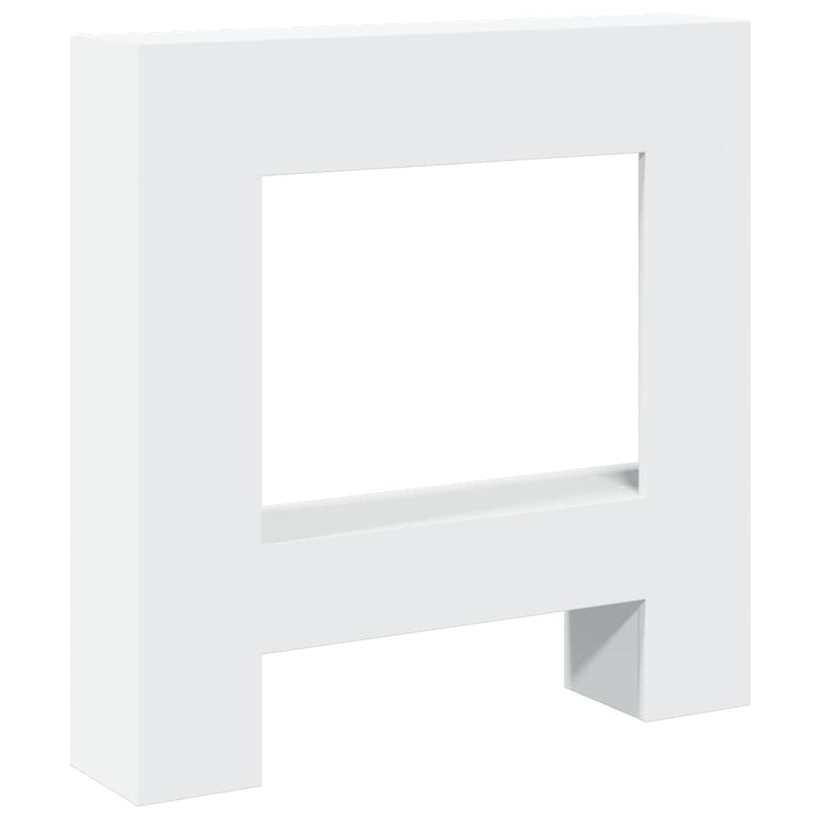 Haardombouw 81x18x82 cm bewerkt hout wit