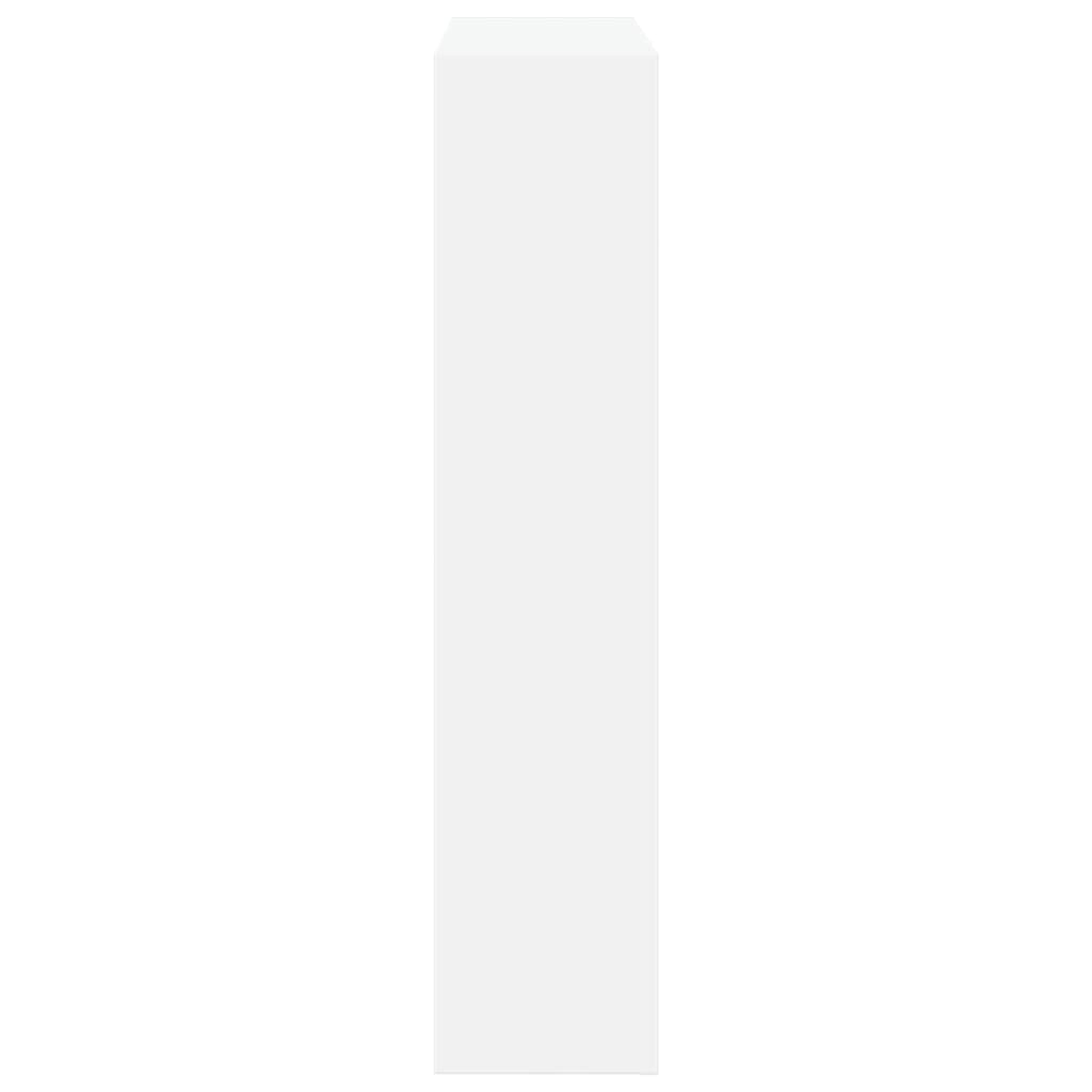 Haardombouw 81x18x82 cm bewerkt hout wit