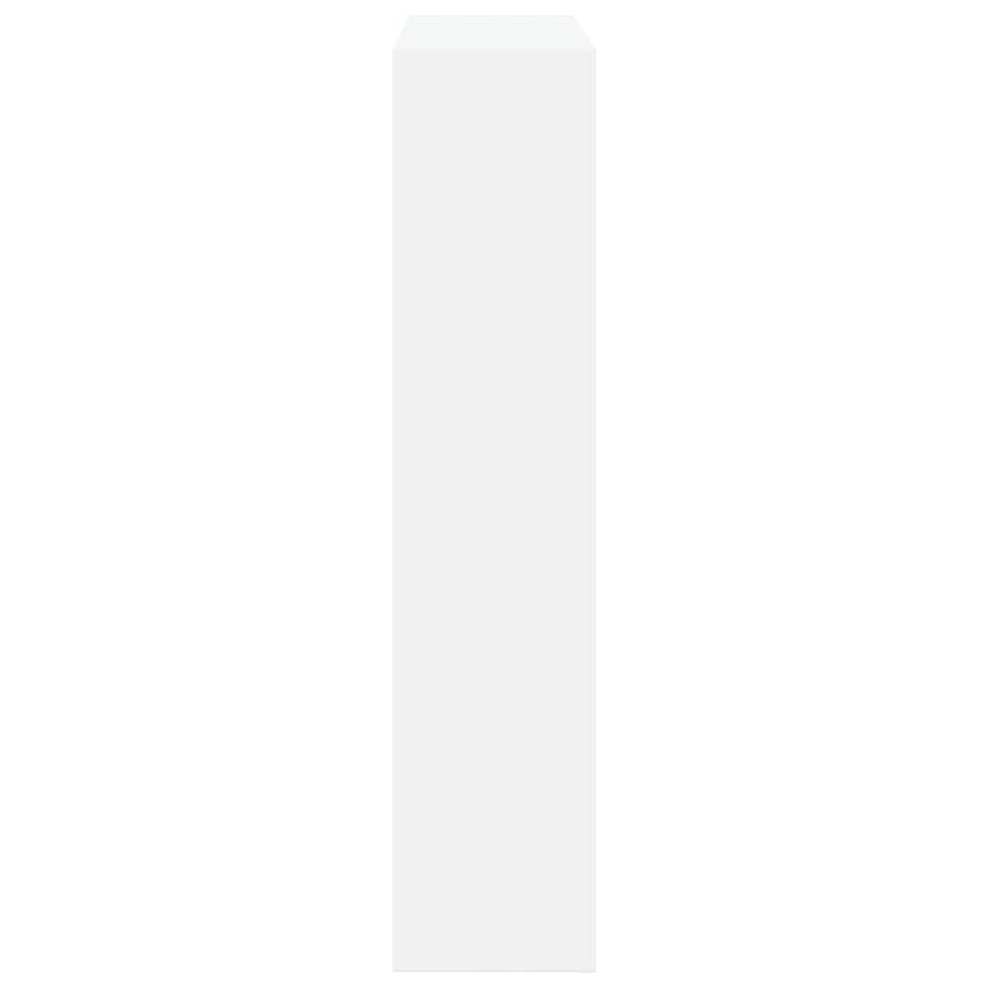 Haardombouw 81x18x82 cm bewerkt hout wit