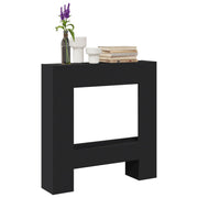 Haardombouw 81x18x82 cm bewerkt hout zwart