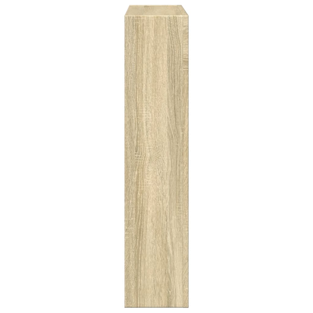 Haardombouw 81x18x82 cm bewerkt hout sonoma eikenkleurig