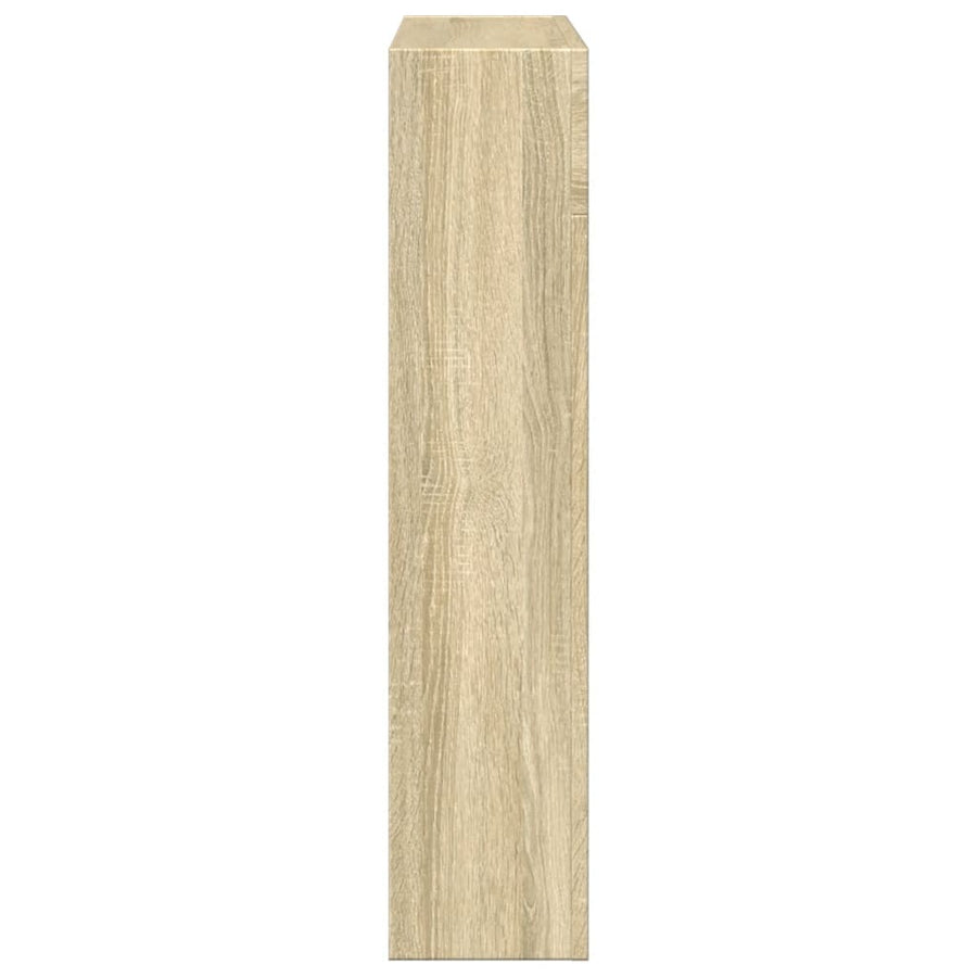 Haardombouw 81x18x82 cm bewerkt hout sonoma eikenkleurig