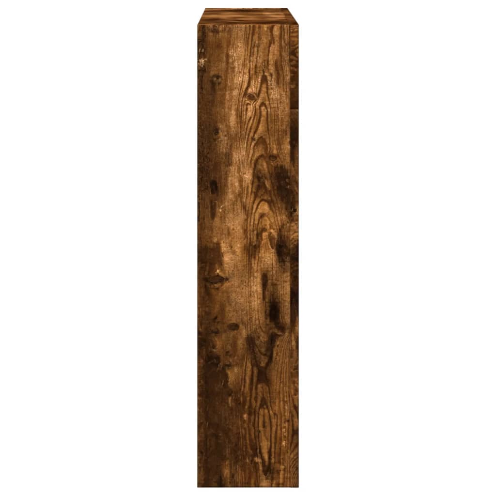 Haardombouw 81x18x82 cm bewerkt hout gerookt eikenkleurig