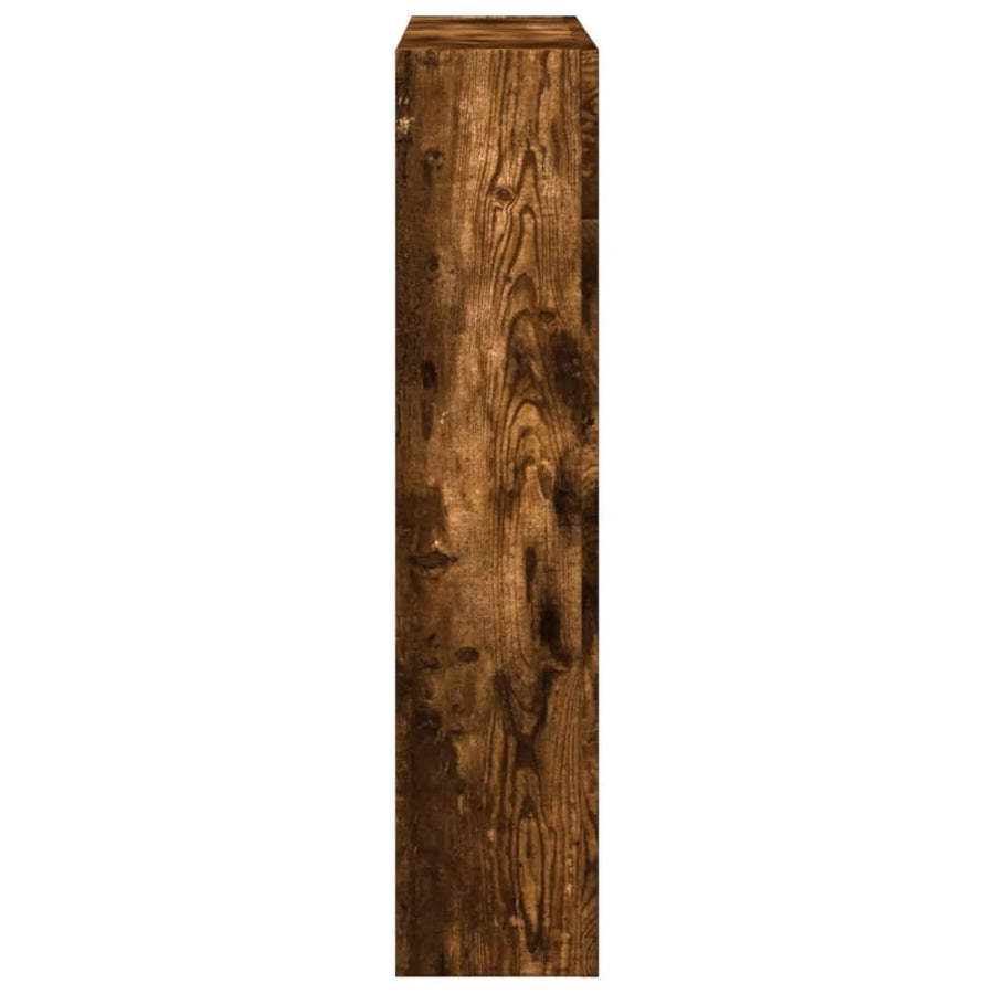 Haardombouw 81x18x82 cm bewerkt hout gerookt eikenkleurig