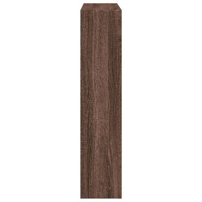 Haardombouw 81x18x82 cm bewerkt hout bruin eikenkleurig