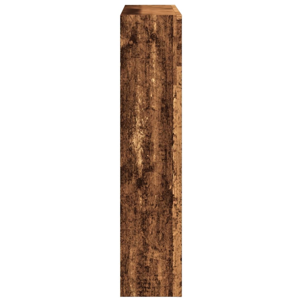 Haardombouw 81x18x82 cm bewerkt hout oud houtkleurig