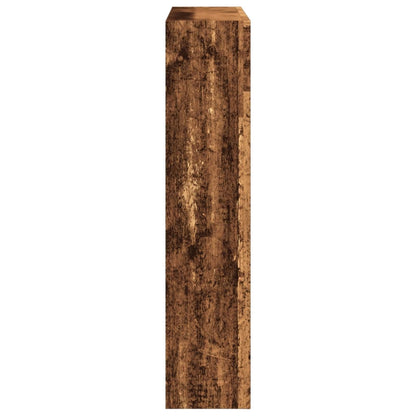 Haardombouw 81x18x82 cm bewerkt hout oud houtkleurig