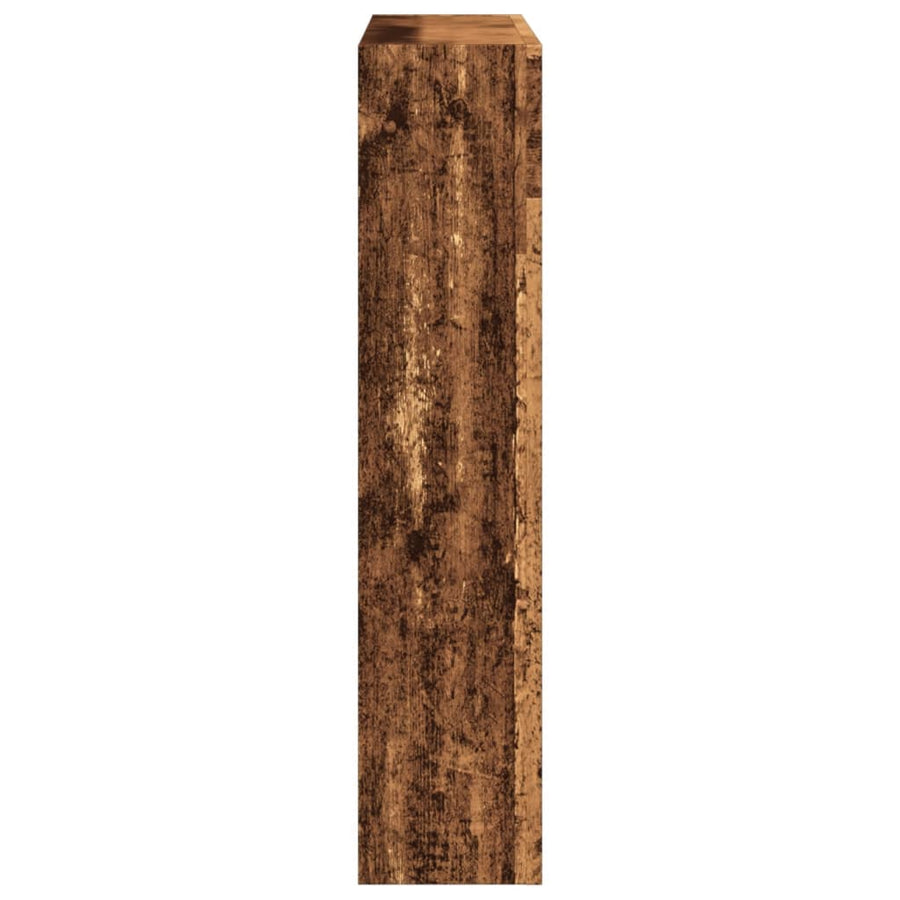 Haardombouw 81x18x82 cm bewerkt hout oud houtkleurig