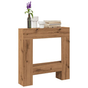 Haardombouw 81x18x82 cm bewerkt hout eikenkleurig