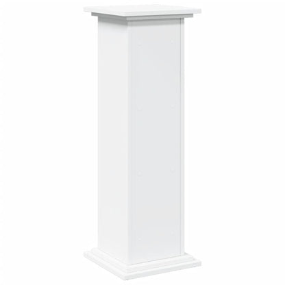 Sokkel met opbergruimte 31x30x90 cm bewerkt hout wit