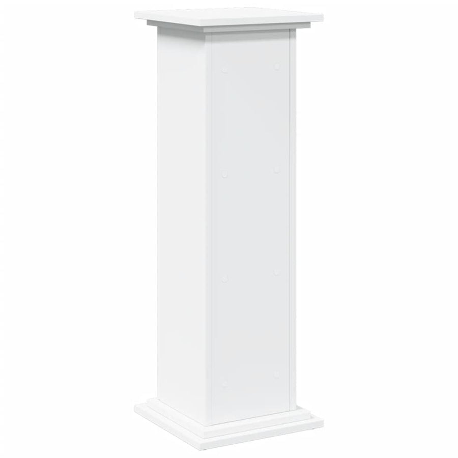Sokkel met opbergruimte 31x30x90 cm bewerkt hout wit