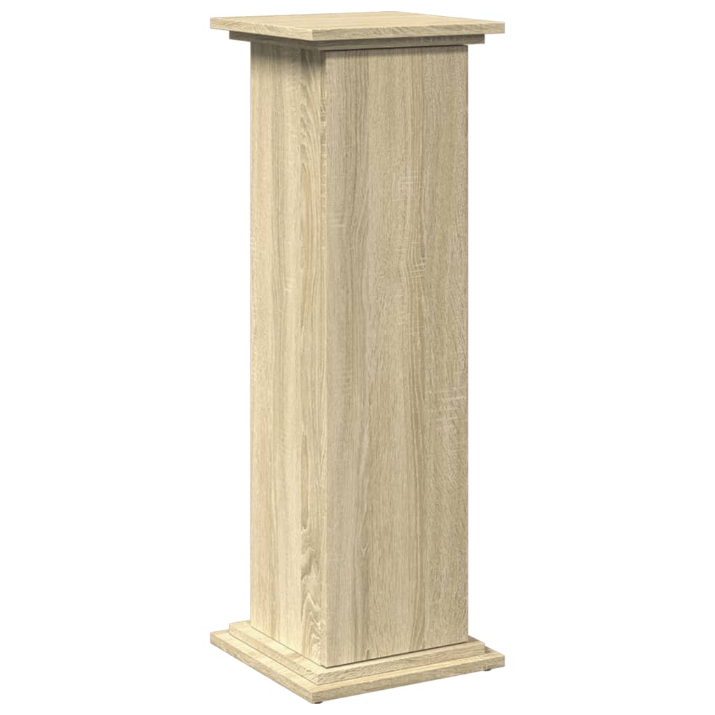 Sokkel met opbergruimte 31x30x90 cm bewerkt hout sonoma eiken