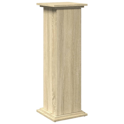 Sokkel met opbergruimte 31x30x90 cm bewerkt hout sonoma eiken