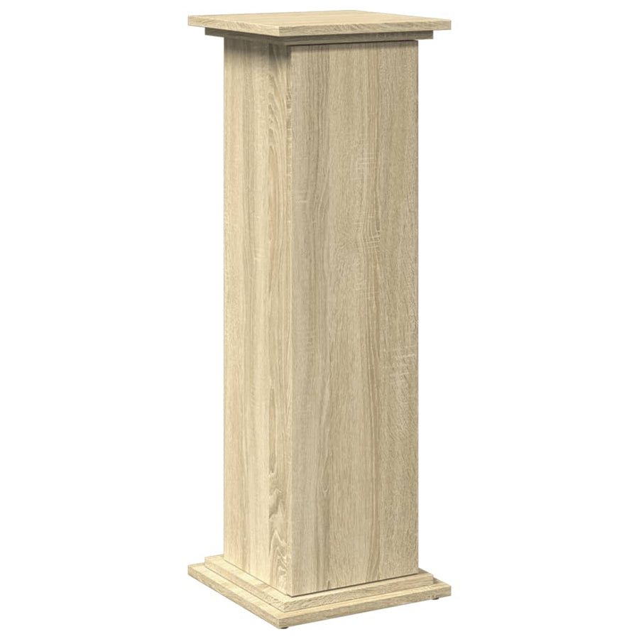 Sokkel met opbergruimte 31x30x90 cm bewerkt hout sonoma eiken