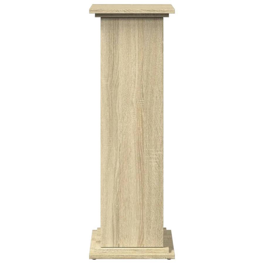 Sokkel met opbergruimte 31x30x90 cm bewerkt hout sonoma eiken