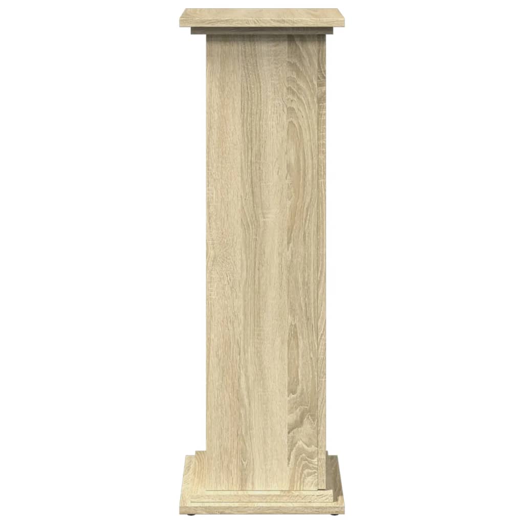 Sokkel met opbergruimte 31x30x90 cm bewerkt hout sonoma eiken