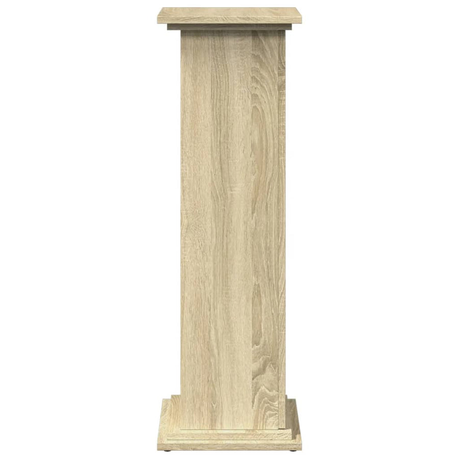 Sokkel met opbergruimte 31x30x90 cm bewerkt hout sonoma eiken