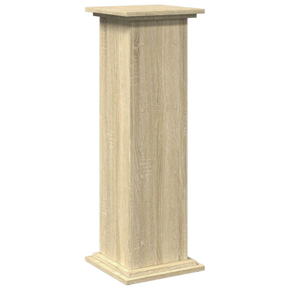 Sokkel met opbergruimte 31x30x90 cm bewerkt hout sonoma eiken