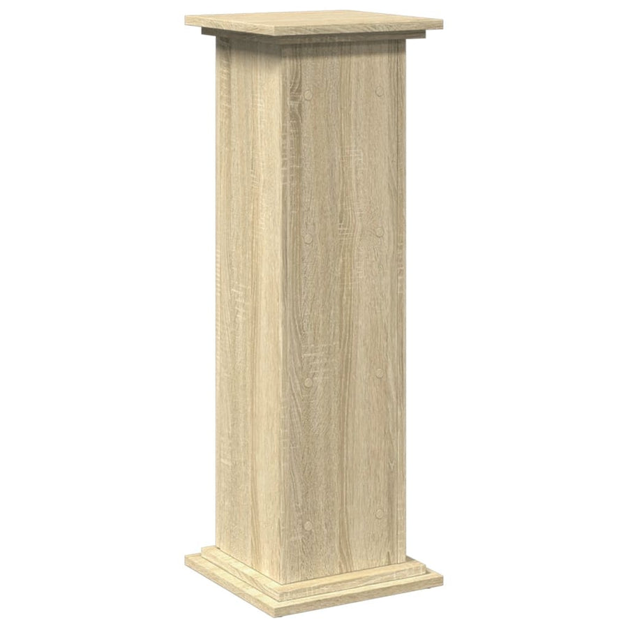 Sokkel met opbergruimte 31x30x90 cm bewerkt hout sonoma eiken